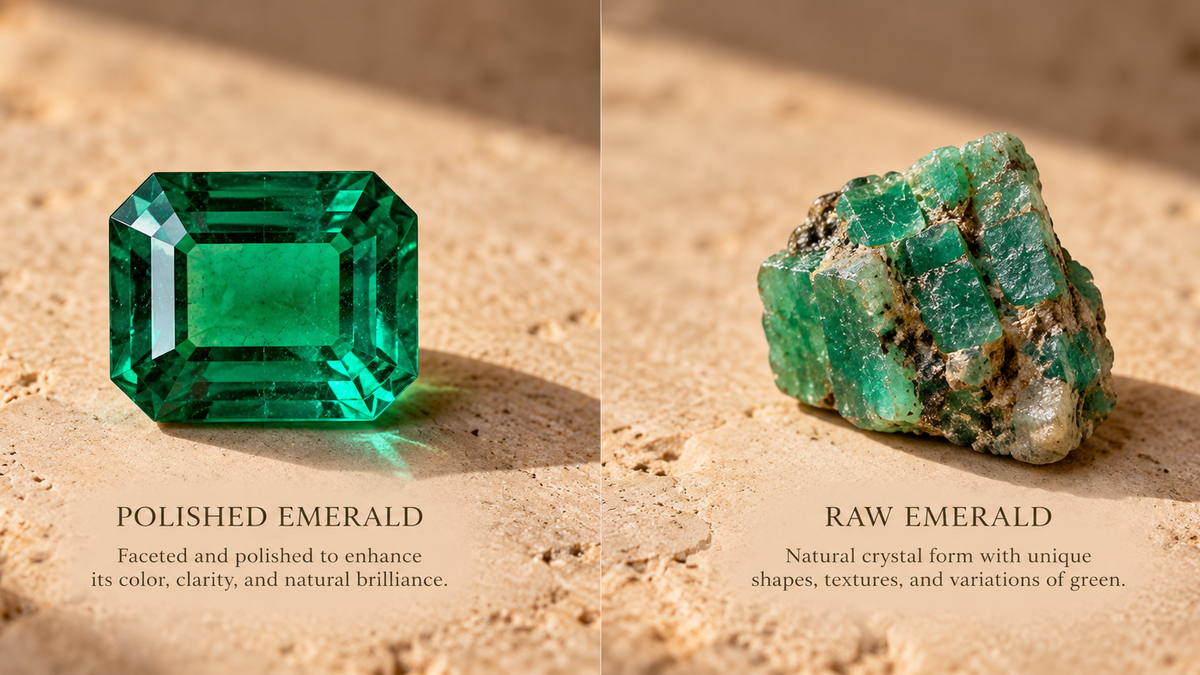 RAW COLOMBIAN EMERALDS: Beauty Beyond the Perfect Cut
